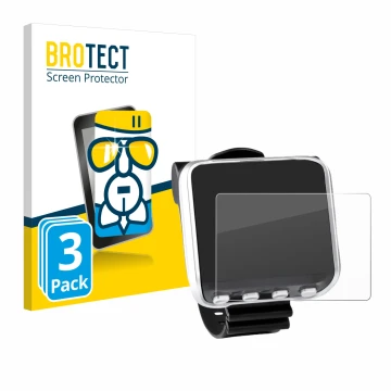 Face avant d’un emballage produit avec le logo de la marque BROTECT. À côté, l’appareil Mares Genius est représenté avec la pr