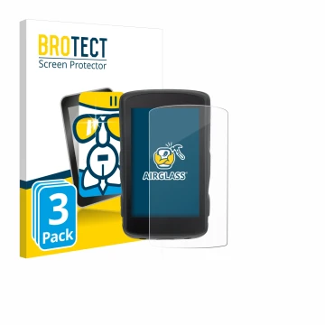 Face avant d’un emballage produit avec le logo de la marque BROTECT. À côté, l’appareil Hammerhead Karoo 2 est représenté avec