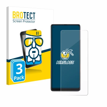 Face avant d’un emballage produit avec le logo de la marque BROTECT. À côté, l’appareil Cubot Max 3 est représenté avec la pro