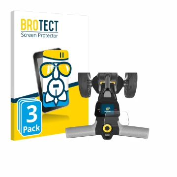 Face avant d’un emballage produit avec le logo de la marque BROTECT. À côté, l’appareil PowaKaddy CT6 GPS est représenté avec 