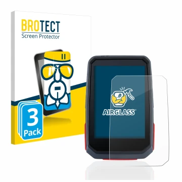 Face avant d’un emballage produit avec le logo de la marque BROTECT. À côté, l’appareil Sigma ROX 4.0 est représenté avec la p