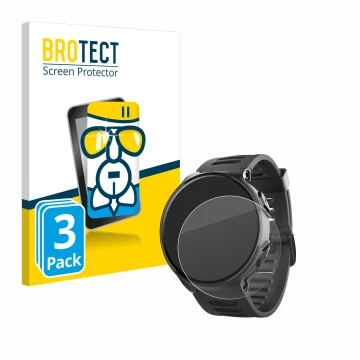 Face avant d’un emballage produit avec le logo de la marque BROTECT. À côté, l’appareil Kiprun 500 est représenté avec la prot