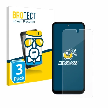 Face avant d’un emballage produit avec le logo de la marque BROTECT. À côté, l’appareil Motorola Moto G41 est représenté avec 