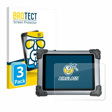 Face avant d’un emballage produit avec le logo de la marque BROTECT. À côté, l’appareil Autel MaxiSys MS908S est représenté av