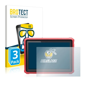 Face avant d’un emballage produit avec le logo de la marque BROTECT. À côté, l’appareil Launch X-431 Pro 5 est représenté avec