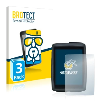 Face avant d’un emballage produit avec le logo de la marque BROTECT. À côté, l’appareil Sigma BC 14.0 WL est représenté avec l
