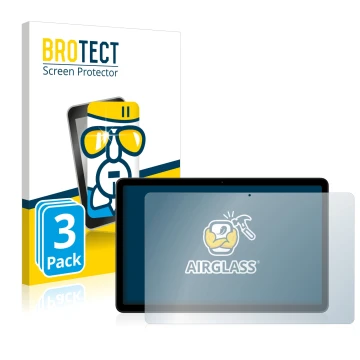 Face avant d’un emballage produit avec le logo de la marque BROTECT. À côté, l’appareil Nokia T21 est représenté avec la prote