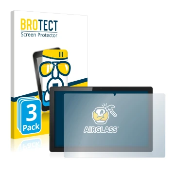 Face avant d’un emballage produit avec le logo de la marque BROTECT. À côté, l’appareil Acer ACTAB1422 10.3