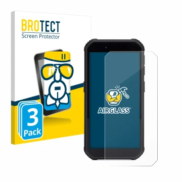 Face avant d’un emballage produit avec le logo de la marque BROTECT. À côté, l’appareil SkyCaddie SX550 est représenté avec la