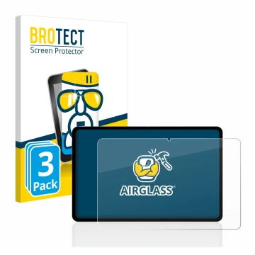 Face avant d’un emballage produit avec le logo de la marque BROTECT. À côté, l’appareil Teclast T50 2023 11