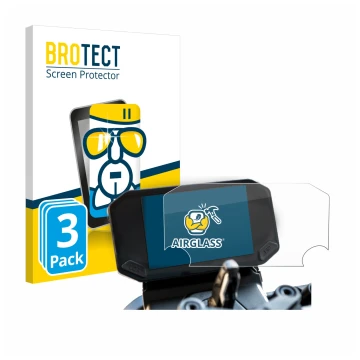 Face avant d’un emballage produit avec le logo de la marque BROTECT. À côté, l’appareil VOGE 350 AC est représenté avec la pro