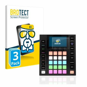 Face avant d’un emballage produit avec le logo de la marque BROTECT. À côté, l’appareil Wolfmix W1 est représenté avec la prot