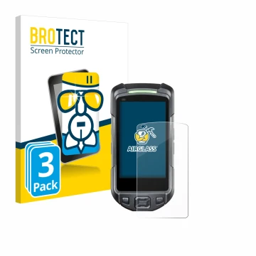 Face avant d’un emballage produit avec le logo de la marque BROTECT. À côté, l’appareil Keyence BT-A700 est représenté avec la