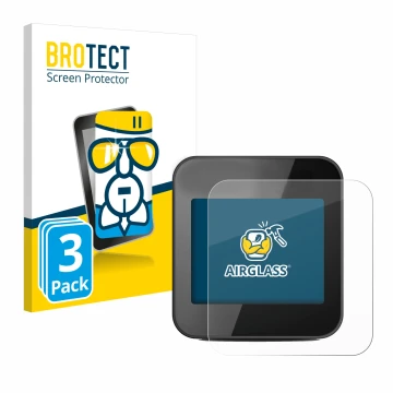 Face avant d’un emballage produit avec le logo de la marque BROTECT. À côté, l’appareil Cycplus GPS G1 est représenté avec la 