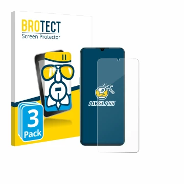 Face avant d’un emballage produit avec le logo de la marque BROTECT. À côté, l’appareil Oppo A78 5G est représenté avec la pro