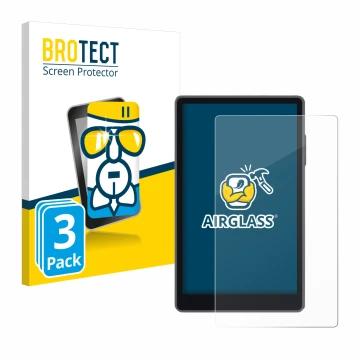 Face avant d’un emballage produit avec le logo de la marque BROTECT. À côté, l’appareil Keystone 3 Pro est représenté avec la 