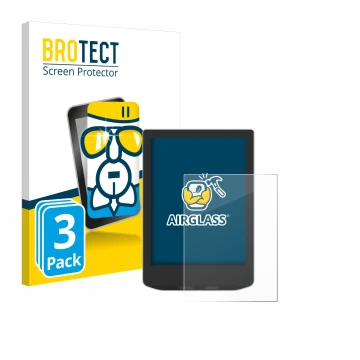 Face avant d’un emballage produit avec le logo de la marque BROTECT. À côté, l’appareil Vivlio Light HD est représenté avec la