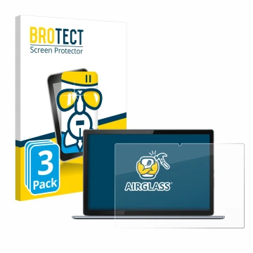 Face avant d’un emballage produit avec le logo de la marque BROTECT. À côté, l’appareil Lenovo IdeaPad Duet 5i Gen 8 12