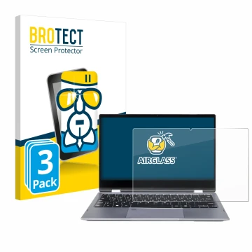 Face avant d’un emballage produit avec le logo de la marque BROTECT. À côté, l’appareil Wortmann Terra Mobile 360-13U est repr