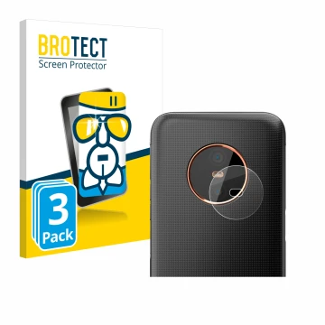 Face avant d’un emballage produit avec le logo de la marque BROTECT. À côté, l’appareil Gigaset GX6 Pro (Caméra UNIQUEMENT) es