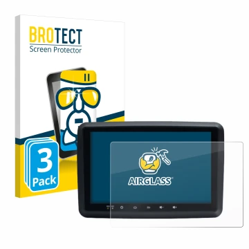 Face avant d’un emballage produit avec le logo de la marque BROTECT. À côté, l’appareil Idmedia 8