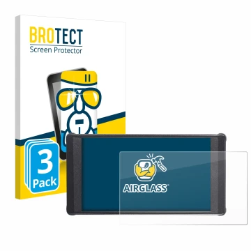 Face avant d’un emballage produit avec le logo de la marque BROTECT. À côté, l’appareil Portkeys PT6 est représenté avec la pr