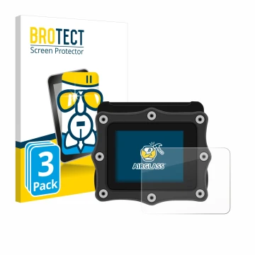 Face avant d’un emballage produit avec le logo de la marque BROTECT. À côté, l’appareil Shearwater Perdix dive computer est re
