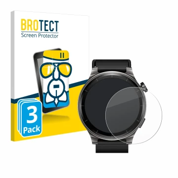 Face avant d’un emballage produit avec le logo de la marque BROTECT. À côté, l’appareil TOZO S5 1.43