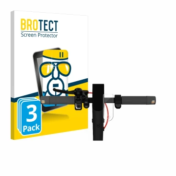 Face avant d’un emballage produit avec le logo de la marque BROTECT. À côté, l’appareil Xiaomi Mi 4 Lite E-Scooter (2e Gen.) e