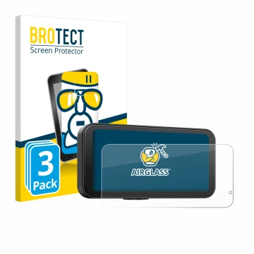 Face avant d’un emballage produit avec le logo de la marque BROTECT. À côté, l’appareil Volam JM5AMVL 6.25