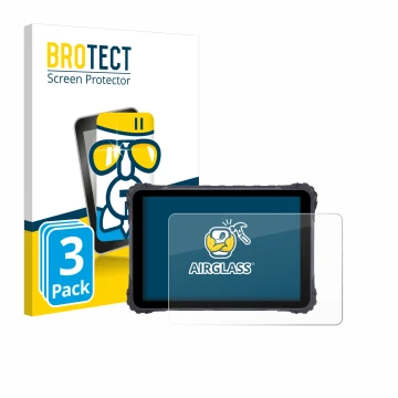 Face avant d’un emballage produit avec le logo de la marque BROTECT. À côté, l’appareil Topicon MDT865 est représenté avec la 