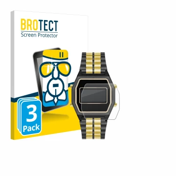 Face avant d’un emballage produit avec le logo de la marque BROTECT. À côté, l’appareil Armitron Rubik est représenté avec la 