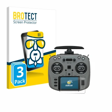 Face avant d’un emballage produit avec le logo de la marque BROTECT. À côté, l’appareil Jumper T15 est représenté avec la prot