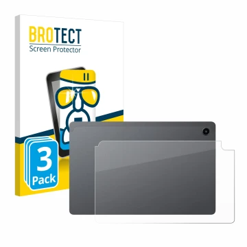 Face avant d’un emballage produit avec le logo de la marque BROTECT. À côté, l’appareil Alldocube iPlay 60 Mini Pro (Arrière) 