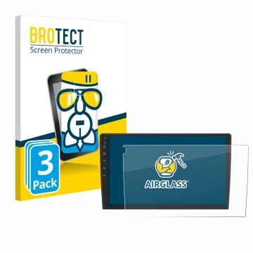 Face avant d’un emballage produit avec le logo de la marque BROTECT. À côté, l’appareil Eonon ua12s plus-6g est représenté ave