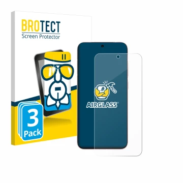 Face avant d’un emballage produit avec le logo de la marque BROTECT. À côté, l’appareil Vivo X200 Pro mini est représenté avec