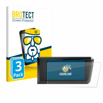 Face avant d’un emballage produit avec le logo de la marque BROTECT. À côté, l’appareil Bosch Purion 400 est représenté avec l