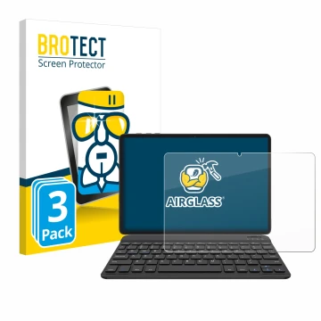 Face avant d’un emballage produit avec le logo de la marque BROTECT. À côté, l’appareil BESTTAB A20 est représenté avec la pro