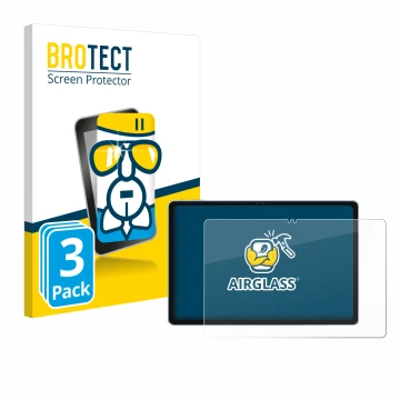 Face avant d’un emballage produit avec le logo de la marque BROTECT. À côté, l’appareil Alldocube iPlay 60 Pro 11