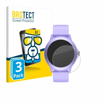 Face avant d’un emballage produit avec le logo de la marque BROTECT. À côté, l’appareil SPC Smartee Duo Vivo 1.27