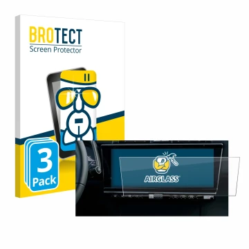 Face avant d’un emballage produit avec le logo de la marque BROTECT. À côté, l’appareil DS 7 Facelift (2024) est représenté av