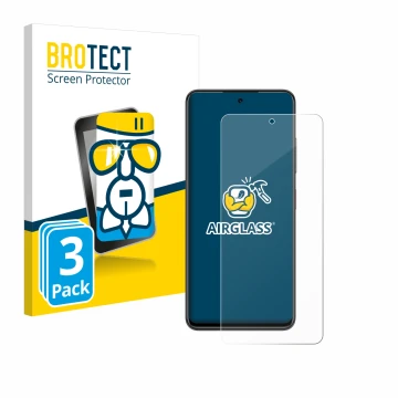 Face avant d’un emballage produit avec le logo de la marque BROTECT. À côté, l’appareil Nubia Focus 5G est représenté avec la 