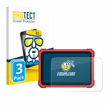 Face avant d’un emballage produit avec le logo de la marque BROTECT. À côté, l’appareil Launch X-431 Euro Link est représenté 