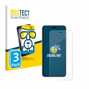 Face avant d’un emballage produit avec le logo de la marque BROTECT. À côté, l’appareil Honor Magic 7 RSR est représenté avec 