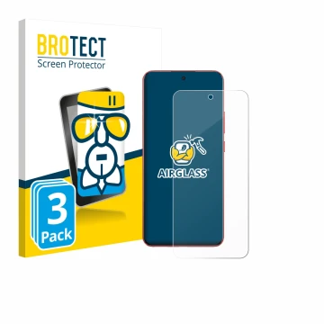 Face avant d’un emballage produit avec le logo de la marque BROTECT. À côté, l’appareil Oppo A5 Pro est représenté avec la pro