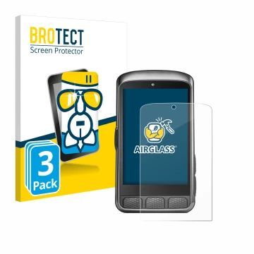 Face avant d’un emballage produit avec le logo de la marque BROTECT. À côté, l’appareil Wahoo Elemnt ACE est représenté avec l