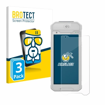 Face avant d’un emballage produit avec le logo de la marque BROTECT. À côté, l’appareil Dojo Pocket est représenté avec la pro