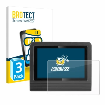 Face avant d’un emballage produit avec le logo de la marque BROTECT. À côté, l’appareil Launch X-431 V+ 5.0 Pro3S est représen