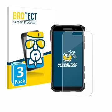 Face avant d’un emballage produit avec le logo de la marque BROTECT. À côté, l’appareil Soyes S10 Max est représenté avec la p