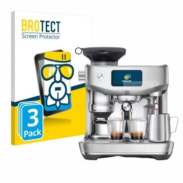 Face avant d’un emballage produit avec le logo de la marque BROTECT. À côté, l’appareil Sage the Oracle Jet est représenté ave